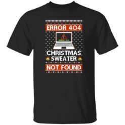 Error 404 Ugly Christmas Sweater Not Foud Computer Christmas Sweater
