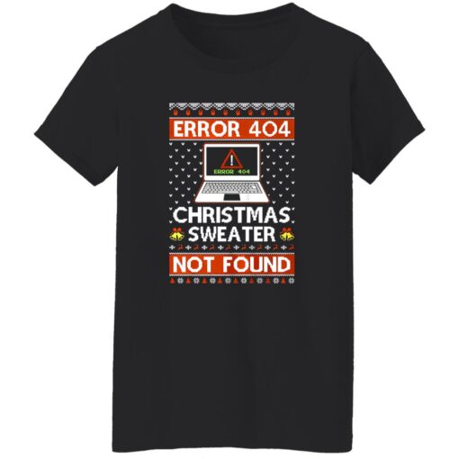 Error 404 Ugly Christmas Sweater Not Foud Computer Christmas Sweater