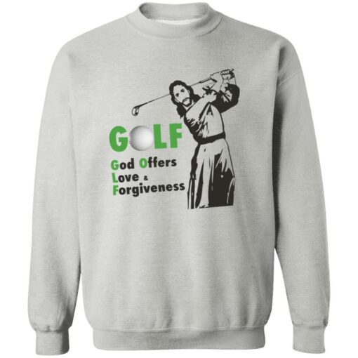 Jesus Golf God Offer Love And Forgiveness Shirt