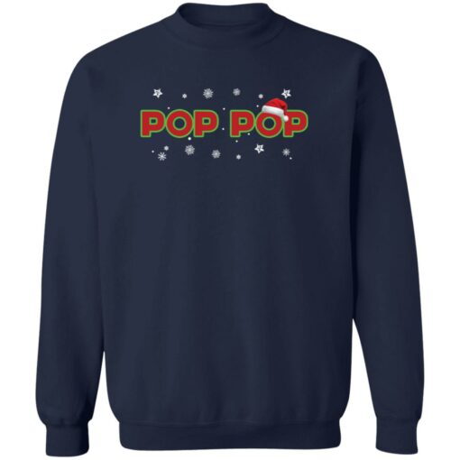 Pop pop Christmas sweatshirt