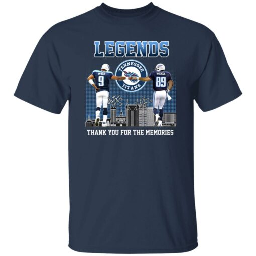 Titans Legends Thank You For The Memories Shirt