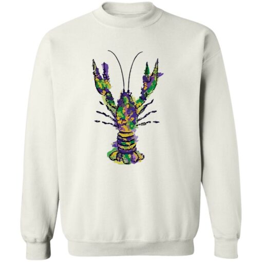 Carnival Crawfish Print Sweatshirt