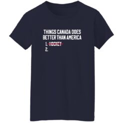 Things Canada Does Better Than America Hockey Shirt