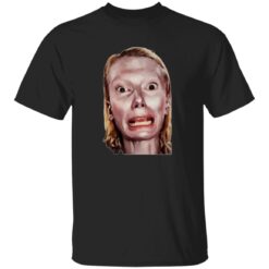 Alex Consani Face Fashion Week Affect Shirt